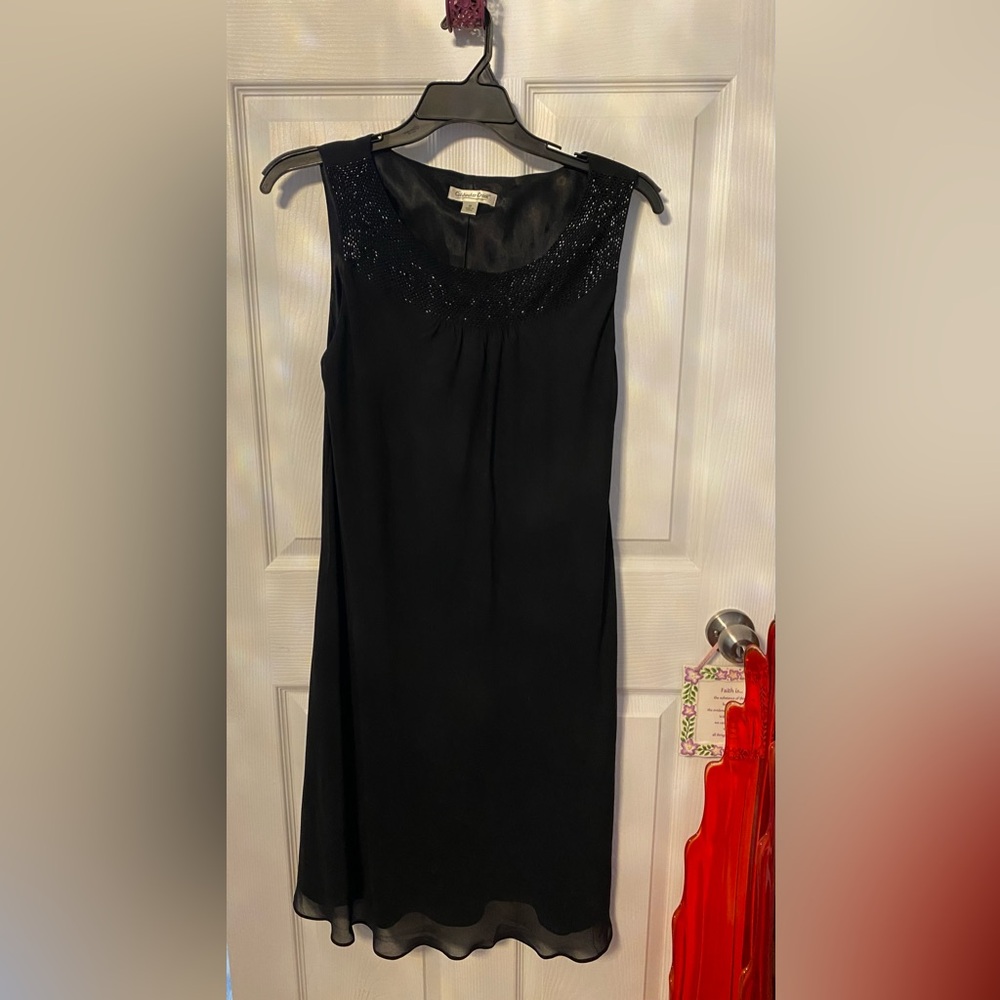 Coldwater Creek Black Mini Dress
